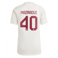 Bayern Munich Noussair Mazraoui #40 Tredjedrakt 2023-24 Kortermet